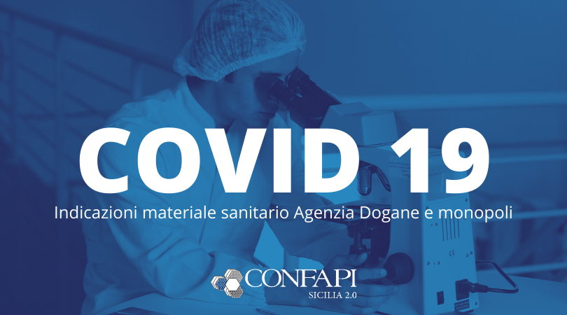 Al momento stai visualizzando #Coronavirus: comunicato Agenzia Dogane e Monopoli per il materiale sanitario