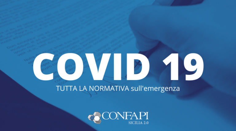 Scopri di più sull'articolo COVID-19: tutto quello che c’è da sapere sulla normativa in materia di gestione dell’emergenza