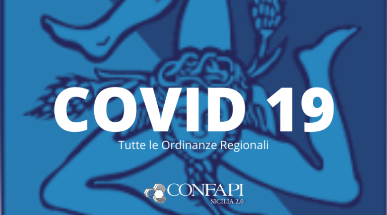 Scopri di più sull'articolo COVID-19: Elenco Aggiornato delle Ordinanze della Regione Sicilia