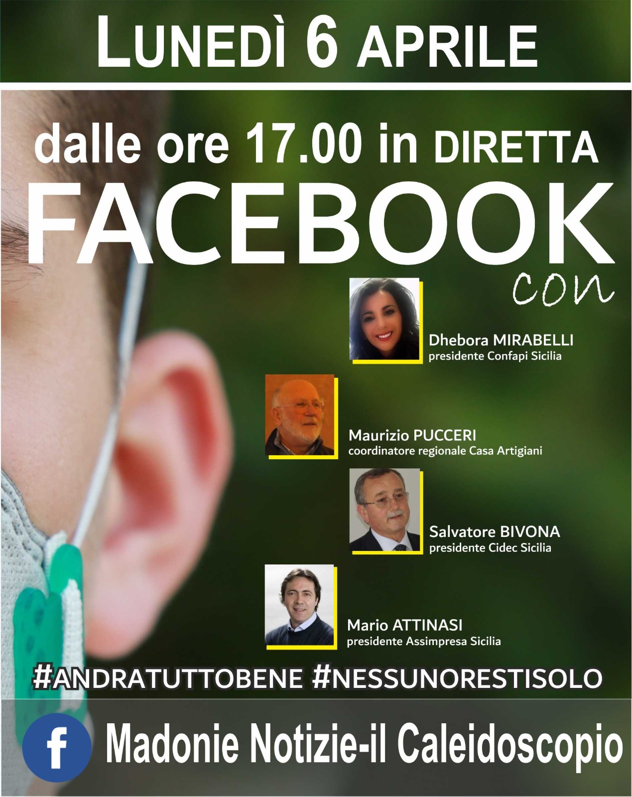 Al momento stai visualizzando Diretta Facebook con la Presidente Dhebora Mirabelli: #Nessunorestisolo