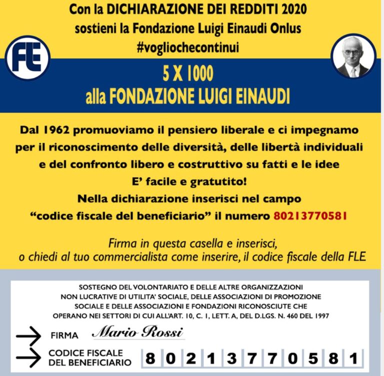 Scopri di più sull'articolo Confapi Sicilia sostiene il 5×1000 alla Fondazione Einaudi