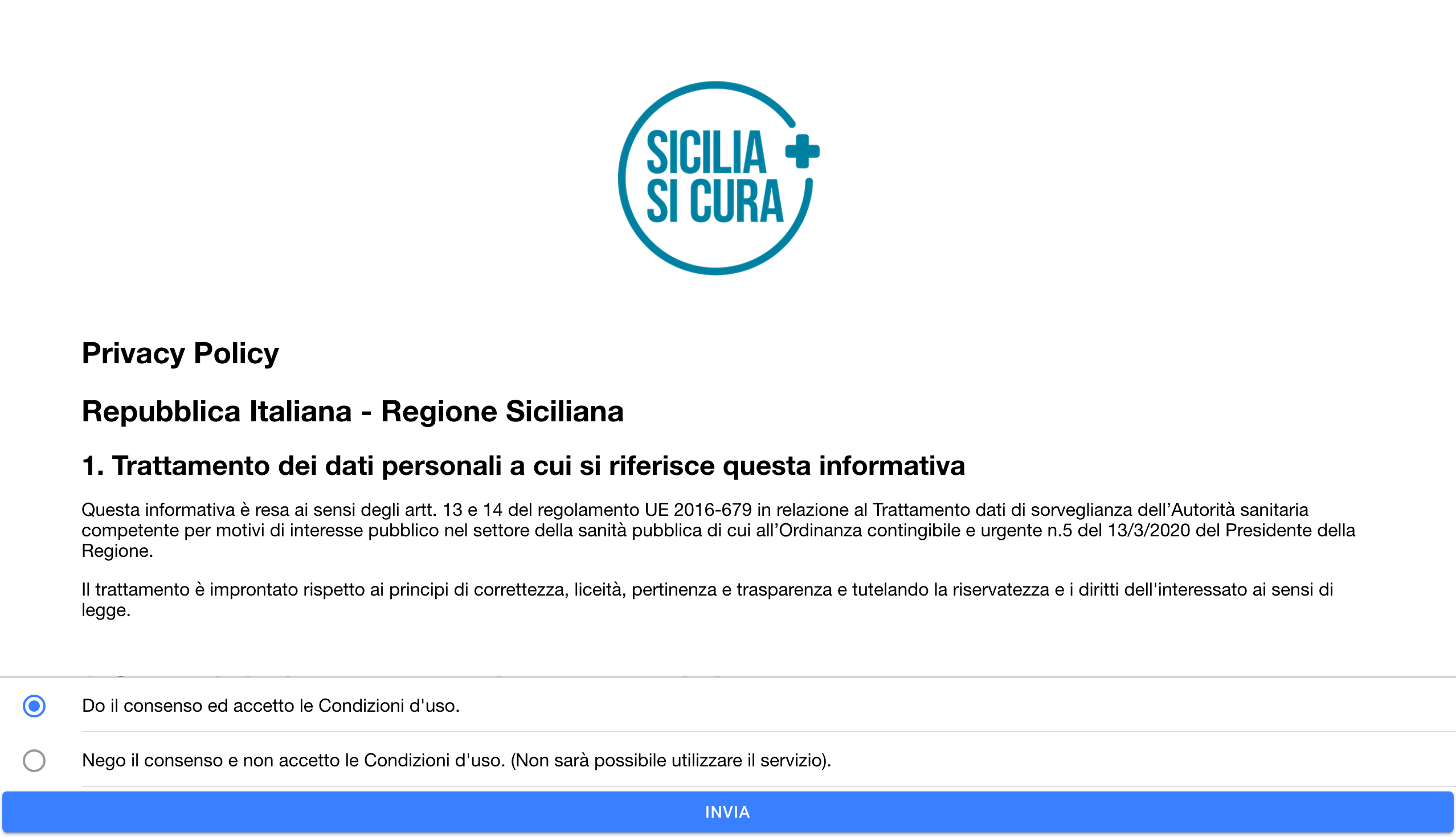 Al momento stai visualizzando #SiciliaSiCura: Ordinanza 24 della Regione Siciliana per l’accesso alla Regione in conformità con le regole di contenimento e contrasto al COVID-19