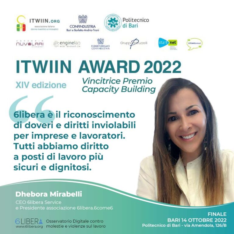 Scopri di più sull'articolo ITWIIN 2022, il Premio per le donne inventrici