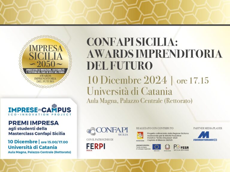 Scopri di più sull'articolo Confapi: impresa Sicilia 2050: ambasciatori di Innovazione e Sostenibilità. Dieci le eccellenze siciliane protagoniste del futuro Made in Sicily