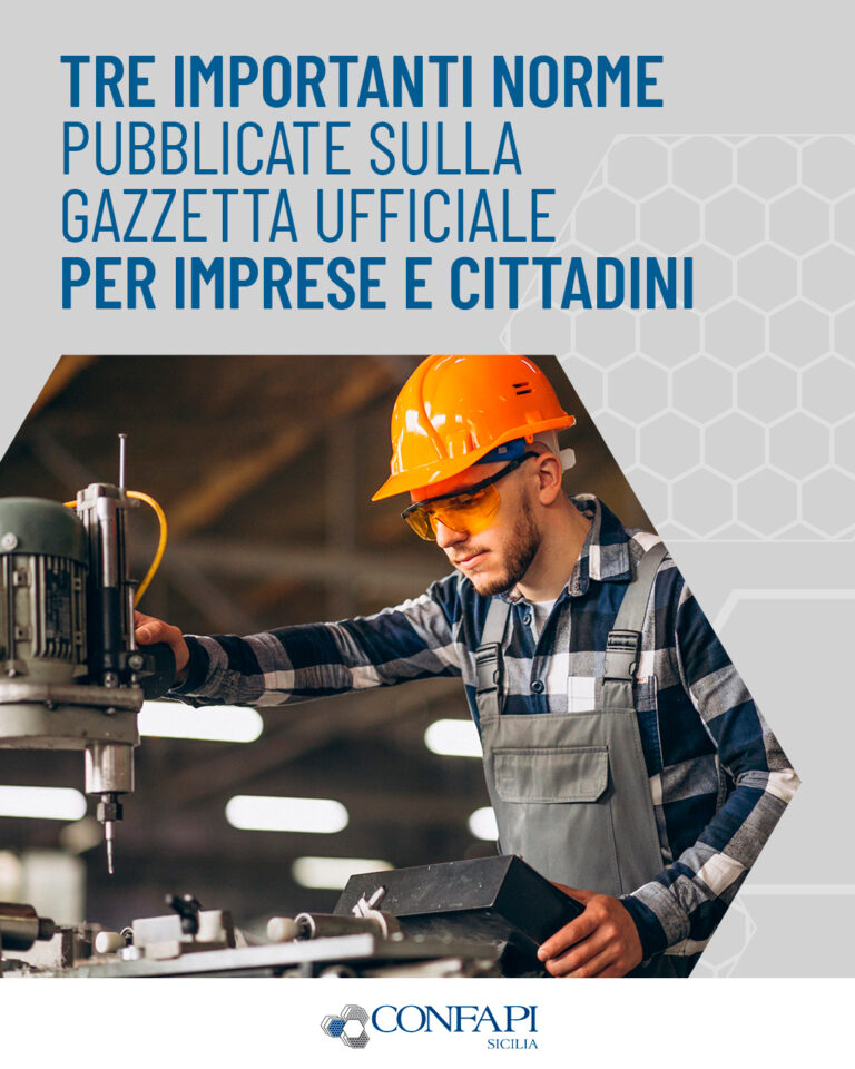 Scopri di più sull'articolo Pubblicate in Gazzetta Ufficiale Importanti Norme per l’Economia Siciliana