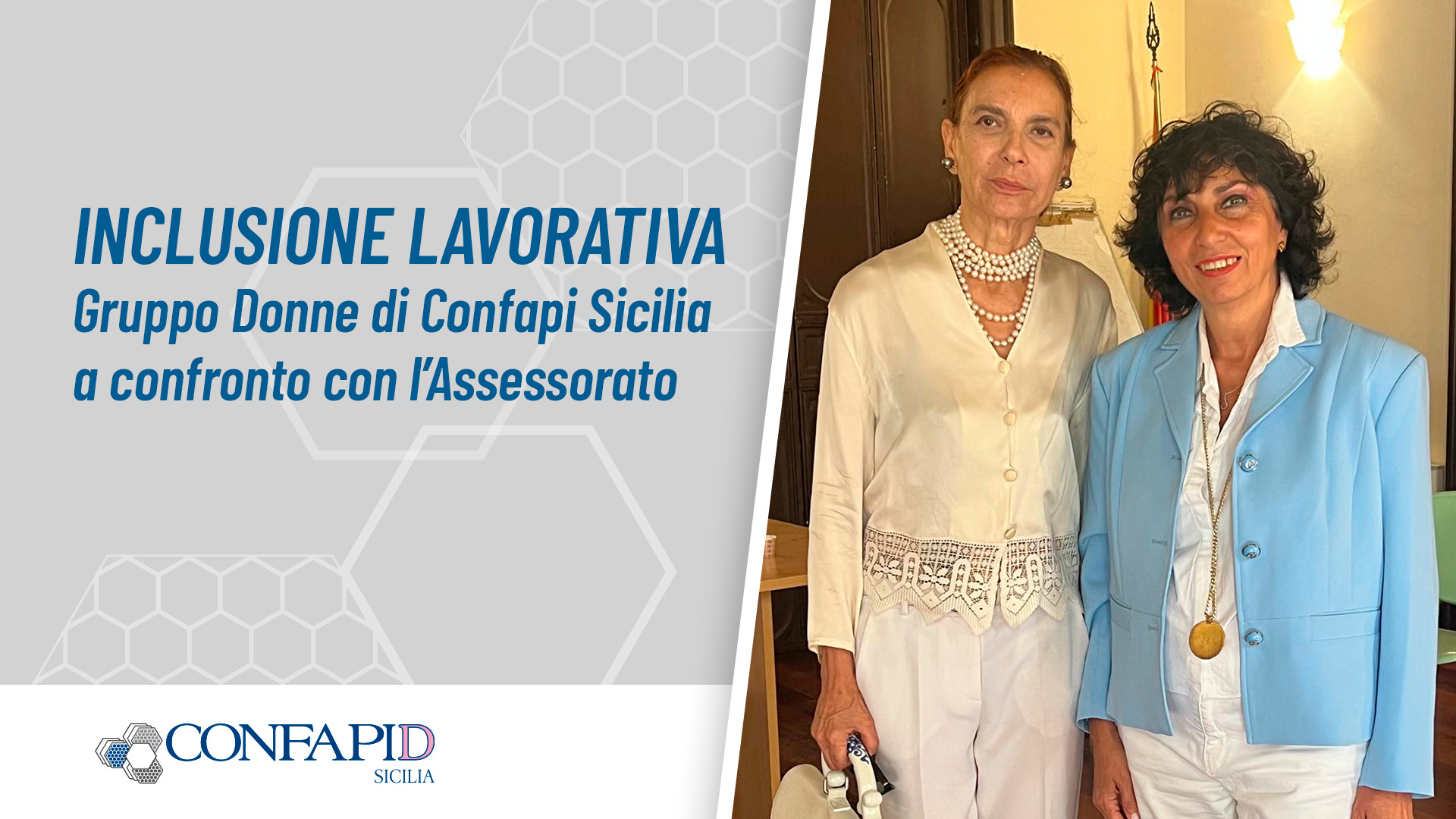 Al momento stai visualizzando Inclusione lavorativa, Tiziana Serretta di Confapi Sicilia a confronto con l’Assessorato