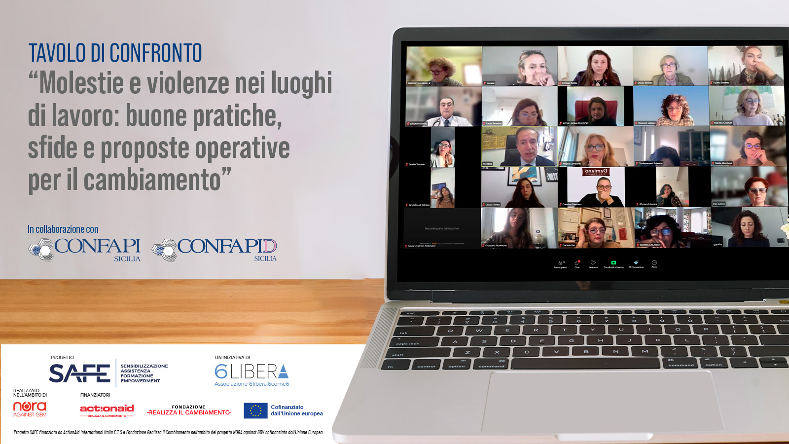 Al momento stai visualizzando Grande partecipazione al tavolo di confronto su “Molestie e violenze nei luoghi di lavoro”