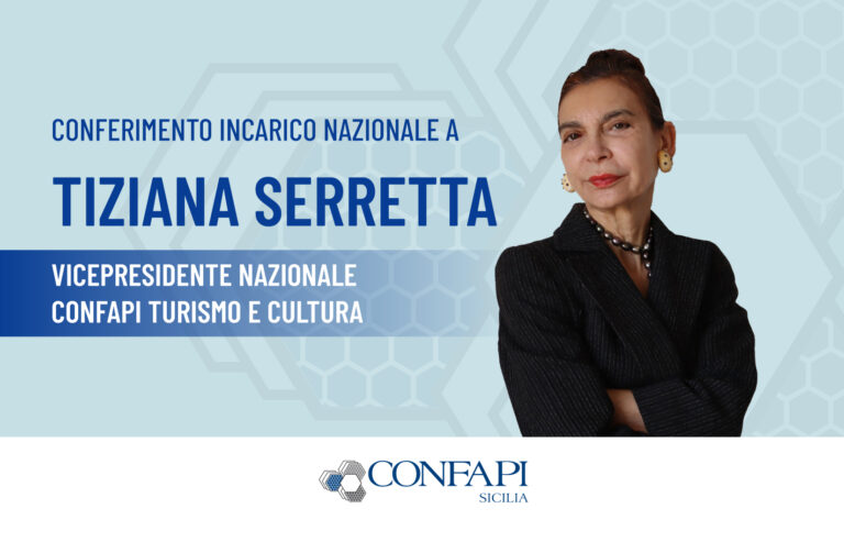 Scopri di più sull'articolo Nomina di Tiziana Serretta a Vicepresidente nazionale di Confapi Turismo e Cultura