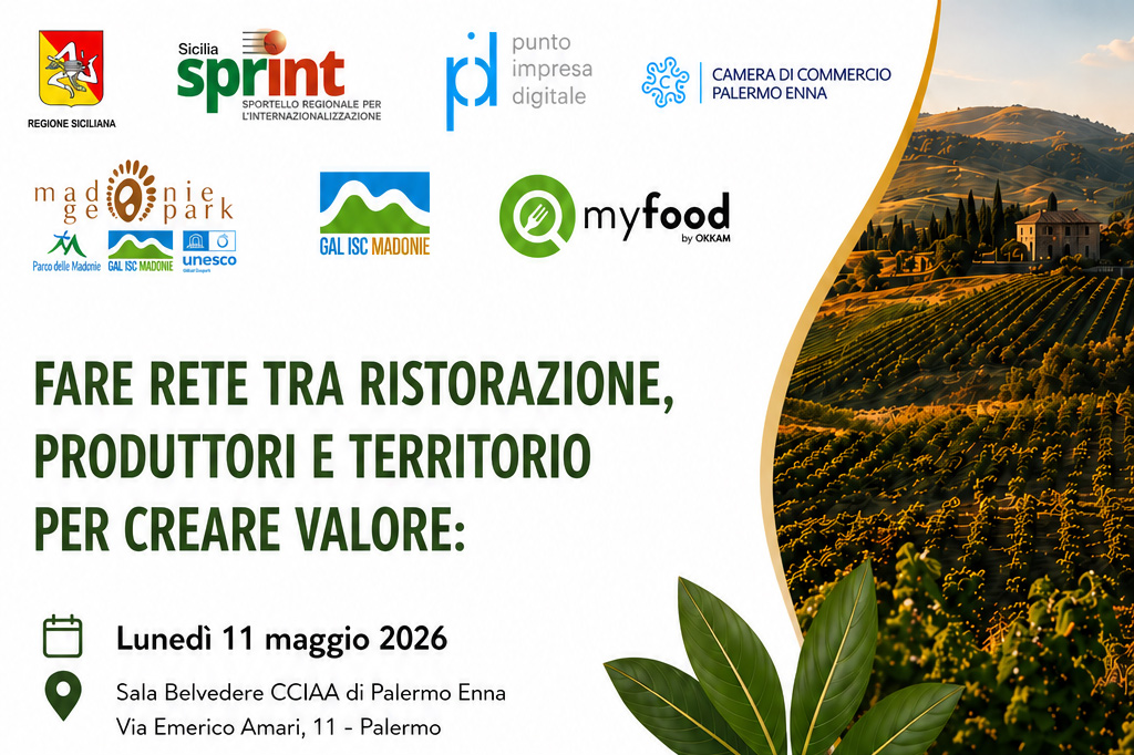 Scopri di più sull'articolo Fare rete tra ristorazione, produttori e territorio: CCIAA Palermo Enna promuove un workshop per ristoratori e produttori del territorio