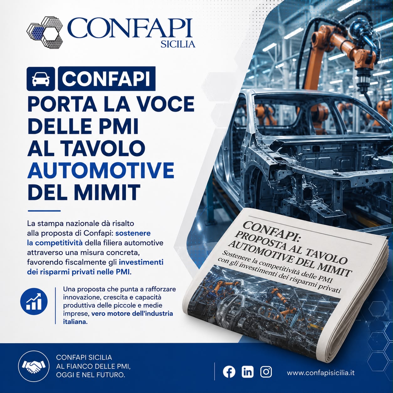 Al momento stai visualizzando Confapi porta la voce delle PMI al Tavolo Automotive del MIMIT